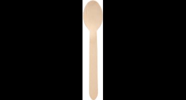 PAPSTAR houten lepel 'pure', gewaxt, lengte: 160 mm