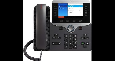 Cisco 8841 – VoIP IP-Telefoon – Kleurenscherm – PoE-Ondersteuning