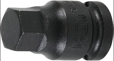 BGS Power bit inbus vierkantaandrijving 12,5 mm (1/2") inbus...