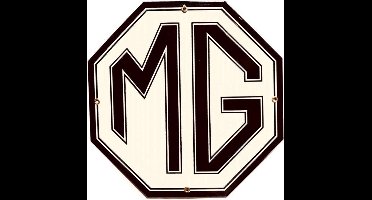 MG Motors Emaille Bord - 30,5 x 30,5 cm