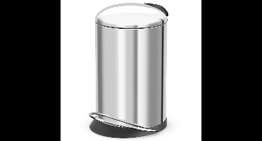 Hailo Trento Topdesign Prullenbak - 16 l - RVS
