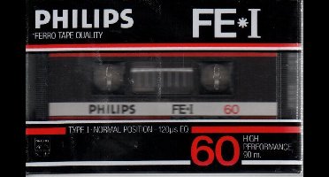PHILIPS FE * I - AUDIO CASSETTE TAPE - 60 MIN ( 2 X 30 MIN) - VINTAGE UIT 1985