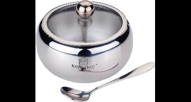 Kinghoff Suikerpot - RVS
