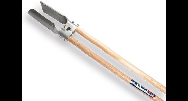 Spear & Jackson Palenzetter - Palenboor - Jumbo - Grondgatheffer met houten handvat - Grondboor -Met twee Essenhout stelen