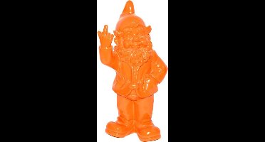 Tuinkabouter middelvinger tuin kabouter 30cm Oranje| GerichteKeuze