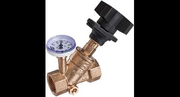 Kemper MULTI-FIX-PLUS inregelafsluiter handmatig met aftapstop binnendraad DN15