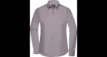 Daiber Blouse Dames Met Lange Mouwen (Staal Grijs) Maat XL