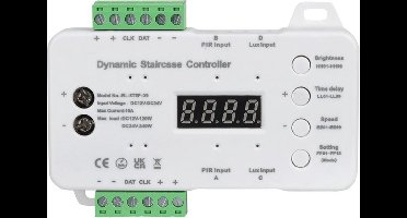 Dynamische trapverlichting controller inclusief sensoren en afstandsbediening - 12 programma's