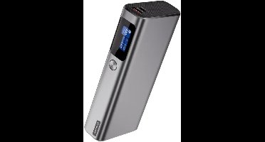 Alogic Ruck 3-port Powerbank 20.000 mAh – Max. 130W opladen – 1 x USB-C max. 100W in/out – 1 x USB C max. 60W in/out – 1 x USB-A max. 30W out - Grijs