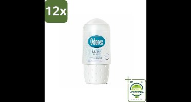 Odorex Deodorant Roller Ultra Protect 50 ml - Voordeelverpakking - 12 stuks - Deodorant roller - Zweetvermindering