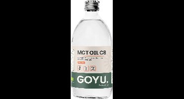 GOYU MCT C8 Olie Biologisch 500 ml - Palmolievrij – Mct olie c8 - Keto – Kokosolie – Bulletproof - Vegan - Zonder toevoegingen - Lab getest - 41 dagen voorraad