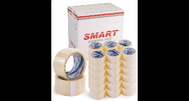 36x Pakkettapes 48mm x 45m Transparant Acryl SMART Verpakking