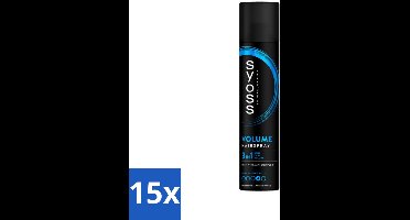 15 x Syoss - Volume - Haarspray - Lift & Volume - 300 ml - Haarspray Volume - Haarspray Lift - Haarspray 3 In 1 - Haarspray Voor Volume - Haarspray Voor Fijn Haar