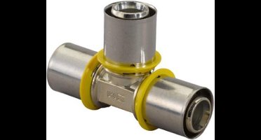 Uponor Mlc T-Stuk 25 Messing Gas