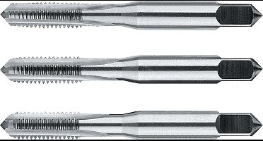 Hss Handtappen Stel set van 3 tappen M8 x 1.25