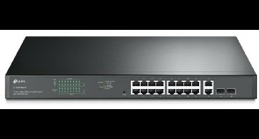 TP-Link - TL-SG1218MPE - Netwerk switch - 16-Port Gigabit - PoE+ - Easy Smart Switch