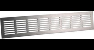 PLINTROOSTER RVS 400X80MM NEDCO
