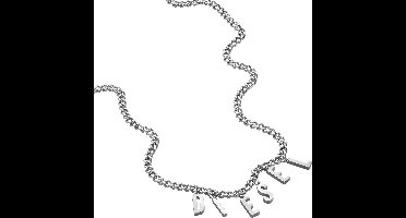 Diesel DX1494040 Herenketting - Zilverkleurig