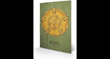 Merchandising GAME OF THRONES - Printing on wood 40X59 - Tyrell