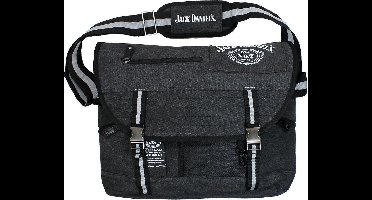 Jack Daniel's Schoudertas 9 Liter Canvas/polyester Grijs/wit