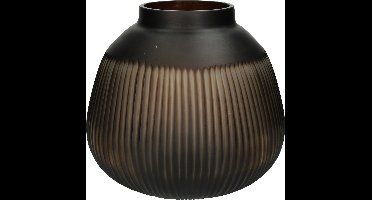 Wants&Needs Vaas Glas Bruin 28 X 28 X 25