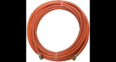 Kemper gasslang - 5 meter - rubber -  incl. 3/8 koppelingen