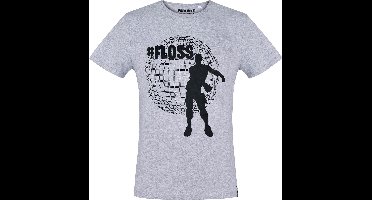 Fortnite T-shirt met korte mouw - licht-grijs - Maat L