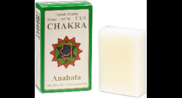 Zeep 4e Chakra Anahata, met rozenolie (Rosa Attar)