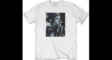 Tupac - Changes Side Photo Heren T-shirt - XL - Wit