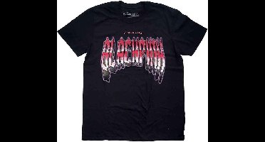 Blackpink - Gothic Heren T-shirt - 2XL - Zwart
