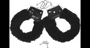 Power Escorts Love Cuffs Zwarte Gevoerede Handboeien