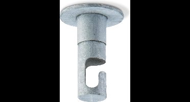 Home Sweet Home - Plafondhaak Hook - Plafondhaak voor ophangen snoer - Beton - 3.5/3.5/4.8cm - maak je eigen unieke lamp- gemaakt van kunststof
