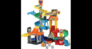 VTech Toet Toet Auto's Mega Bouwplaats Speelset - Met Speelgoed Auto - Educatief en Interactief Baby speelgoed - Cadeau - Vanaf 1 tot 5 Jaar