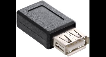 USB Micro B (v) - USB-A (v) adapter - USB2.0 / zwart