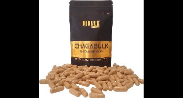 BeBulk Nutrition - ChagaBulk - Chaga 500mg Paddenstoel - 60 Capsules voor 2 maanden - Vegan - Antioxidanten - Vitaliteit - Immuunsysteem - Energie - Zonder onnodige toevoegingen - Past Door Brievenbus - Hoge Kwaliteit - Gemaakt in Nederland