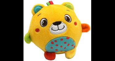 Dieren Sunny teddy knuffelbalfiguur, baby ratel Clementoni