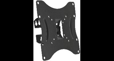 Kantelbare TV-muurbeugel VESA 50x50 tot 200x200 mm - geschikt voor 15-42" schermen, max. 30 kg, zwart [39693]