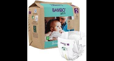 Bambo Nature - Luiers Maat 2 S (3-6 kg) - 2 x 30 stuks - Voordeelverpakking