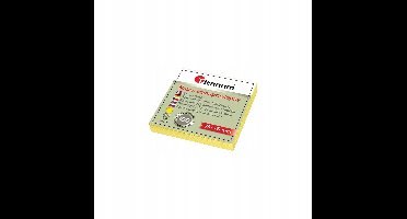 Titanum Gele Zelfklevende Notitieblokjes 76x76mm - 100 Vel per Blok