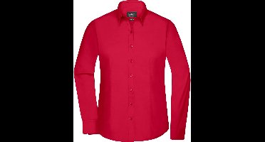 Daiber Blouse Dames Met Lange Mouwen (Rood) Maat S