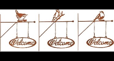 Roest welcome bord, keuze