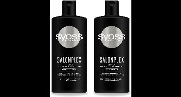 2 x Syoss Salonplex Shampoo - Shampoo - Bescherming - 440 ml - Voordeelverpakking - 2 stuks