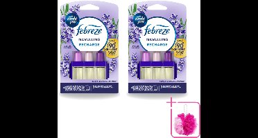 2 x Ambi Pur - 3Volution - Navulling - Lavendel - 20 ml - Bulkverpakking - Geurverspreider - Lavendel