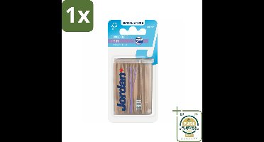 1 x Jordan Tandenstokers Double Ended Thin 100 stuks per verpakking- Tandenstokers - Interdentale Ruimte - Tanden Reinigen - Fluoride - Mintsmaak