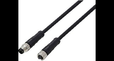 TRU COMPONENTS TC-13751996 Aansluitkabel M8 x 1 Aantal polen (sensoren): 3 Stekker, recht, Bus, recht 5 m 1 stuk(s)
