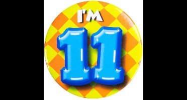 Paper Dreams Button 11 jaar - 55mm
