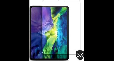 Screenprotector geschikt voor iPad Pro 2020 11 inch - Screen Protector Glas - 3 Stuks