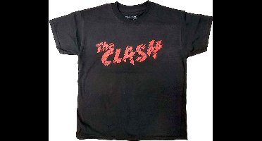 The Clash - Logo Kinder T-shirt - Kids tm 12 jaar - Zwart