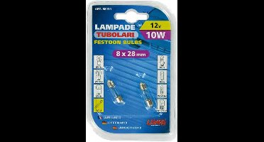 Festoon bulbs 10W 8x28 mm