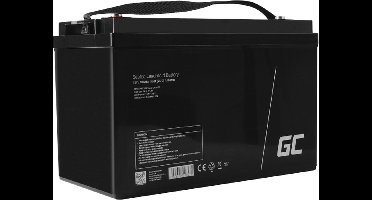 Green Cell AGM30 Accu - 12V 100Ah - VRLA Onderhoudsvrij - Voor Camper, Boot, Zonnepanelen en UPS - Deep Cycle Marine & Leisure